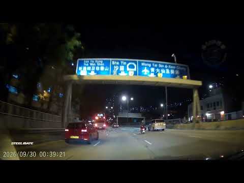 車CAM直擊 - 被踩線盲毛害死💣 自稱DiDi司機盲Cut撞沙板仲話人錯