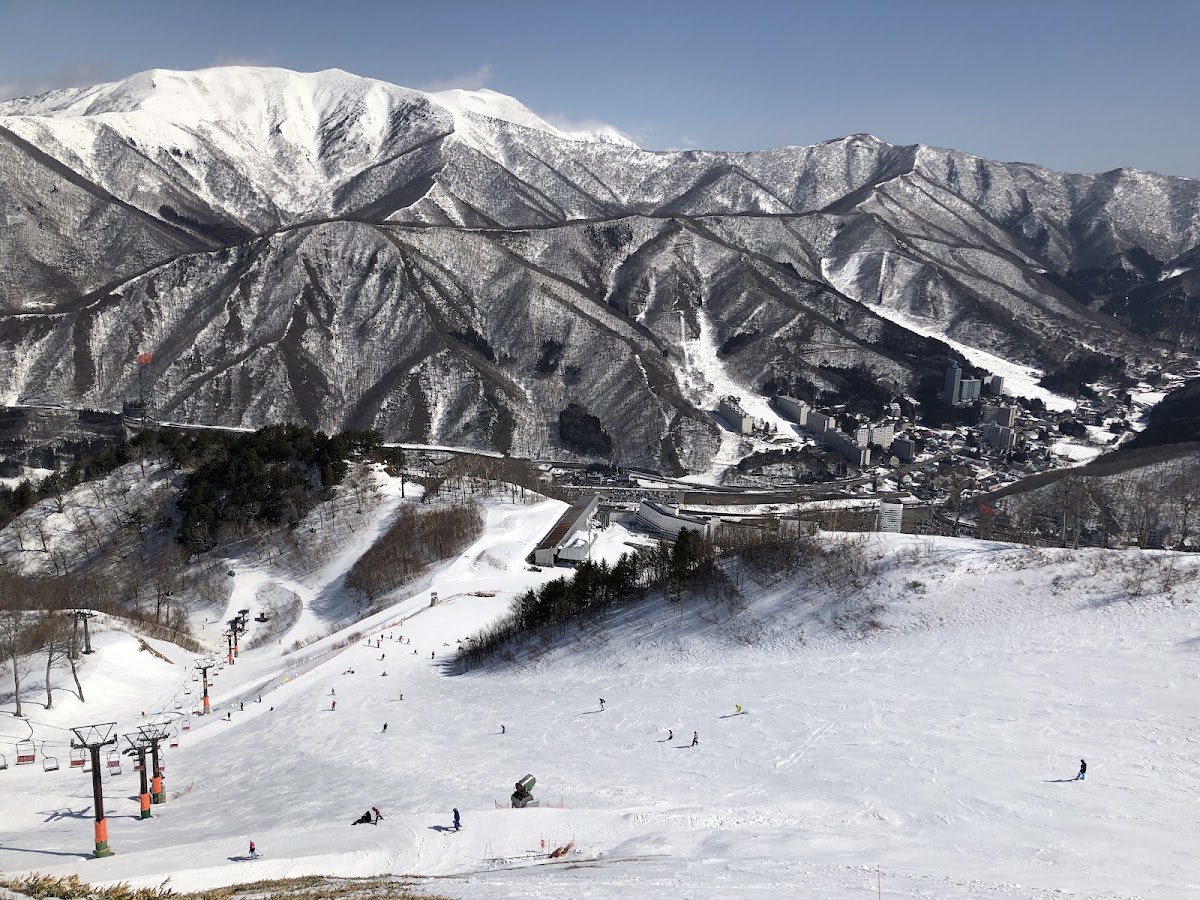 苗場滑雪場壯麗大景與度假村全貌
