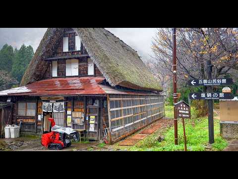 五箇山菅沼合掌造聚落，世界遺産傳統茅草村落，幾乎沒有觀光客的秘境