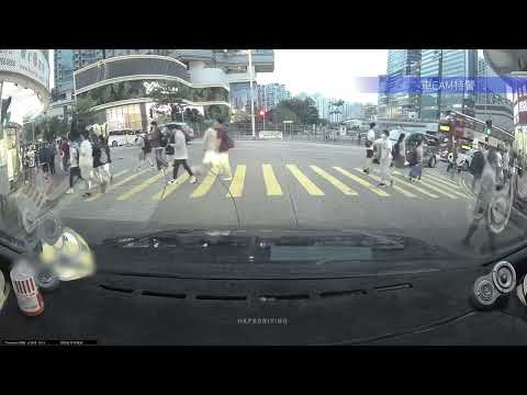 車CAM直擊 - WY3016 如入無人之境 😶 心諗：乜咁多行人衝燈嘅