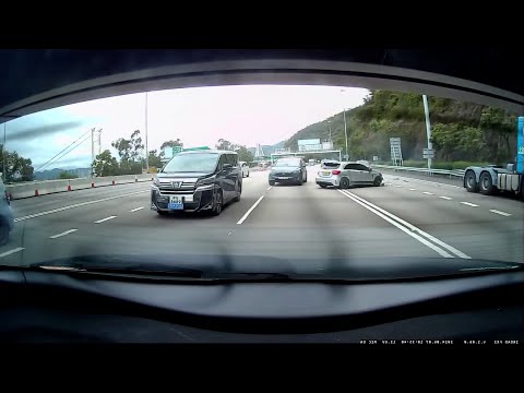 車CAM直擊 - 長青隧道 多車連環相撞 交通意外