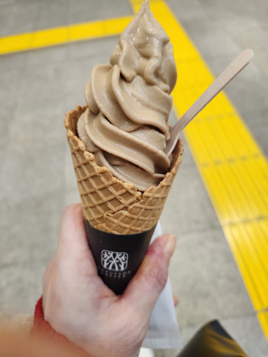 咖啡霜淇淋特寫