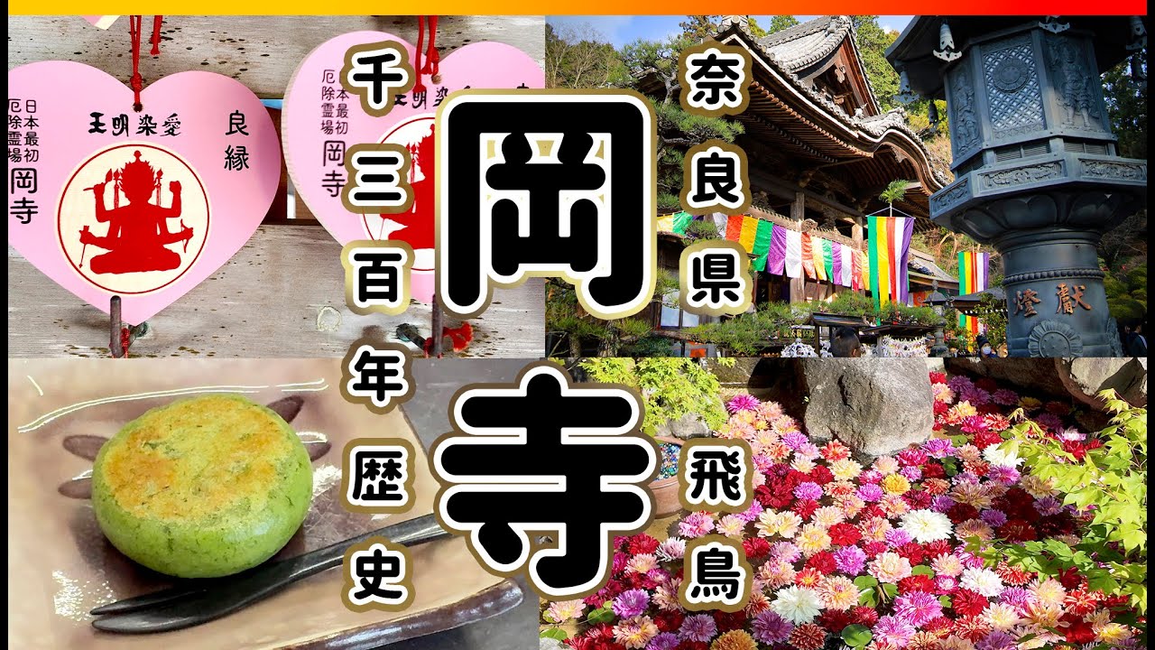[ 奈良 ] 岡寺 日本で最初の厄除け霊場であると言われている 明日香村で1300年以上の歴史を刻むお寺 正式名称を龍蓋寺という Nara Vlog
