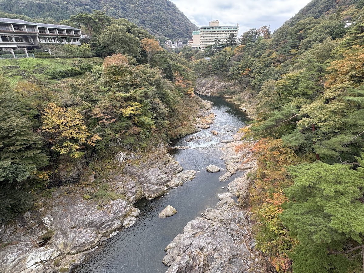 鬼怒川秋景與溪流大景