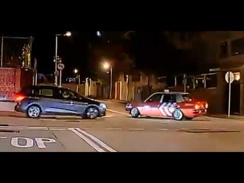車CAM直擊 - 狹路相逢 紅色跑車勝