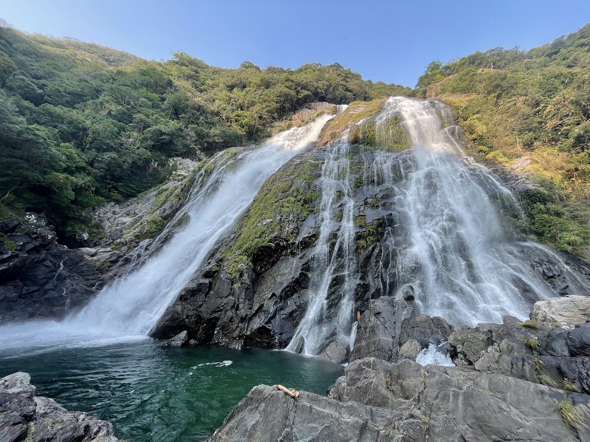 壯觀的大川瀑布全景