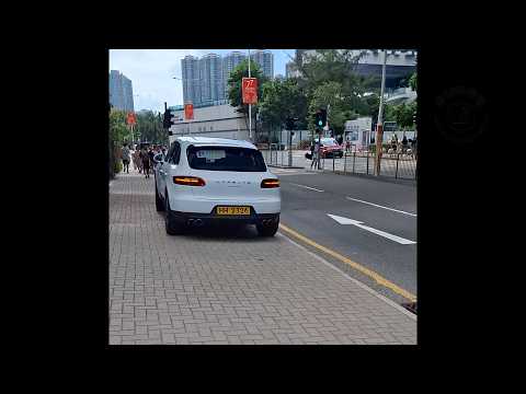 直擊 - 自私P牌司機 泊行人路