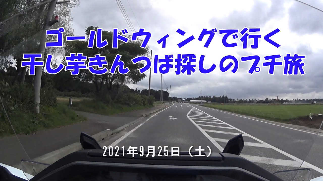 ゴールドウィングで行く常磐道友部SA上り限定「干し芋きんつば」探しの旅