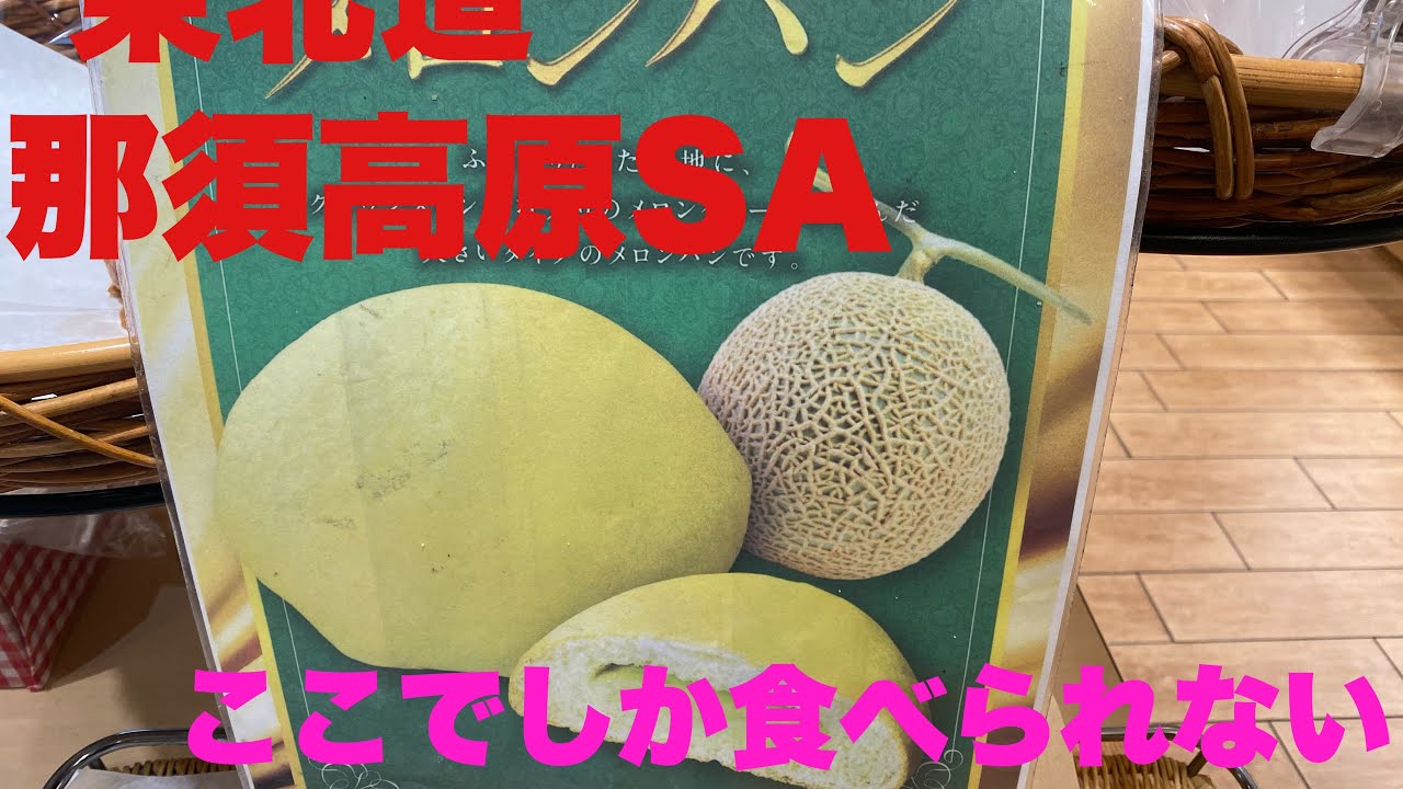 【東北道那須高原SA】東北道の那須高原サービスエリアでラーメンとプレミアムメロンパン美味しいです