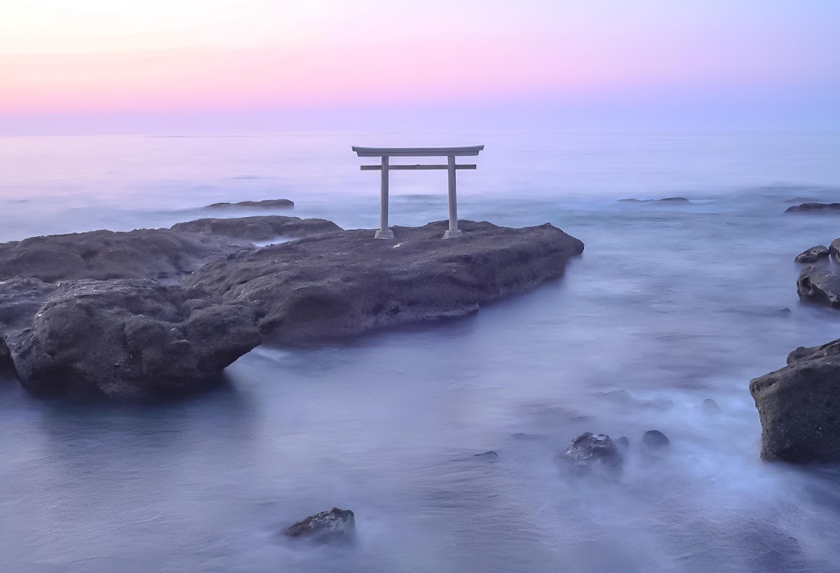 大洗磯前神社(神磯鳥居)(大洗磯前神社(神磯の鳥居)) 實景照片 1