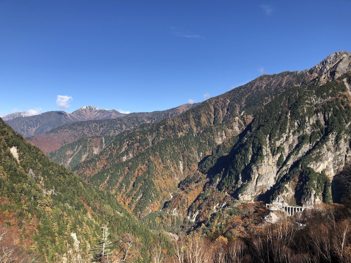 黑部平遠眺群山與秋景大景