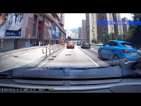 車CAM直擊 - 黃大仙中心對出 交通意外事發一刻