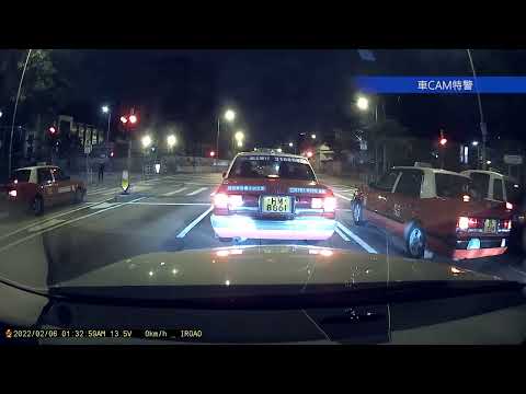 車CAM直擊 - 又一亡命瘋狂司機，肉眼測速100KM/H以上衝燈