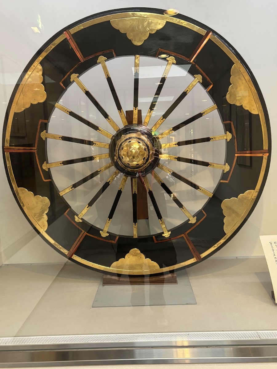精緻的金色祭典車輪特寫