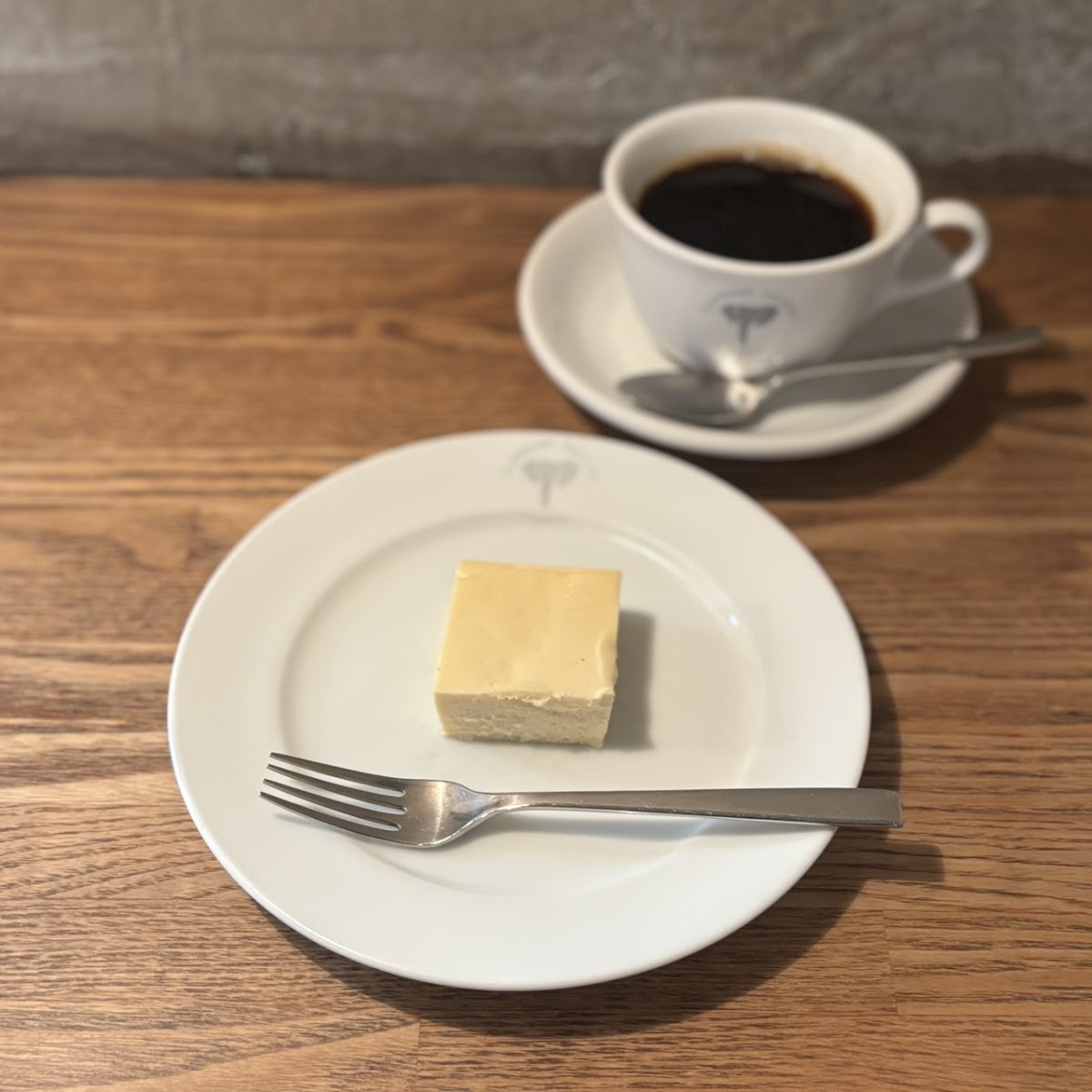 乳酪蛋糕與咖啡特寫