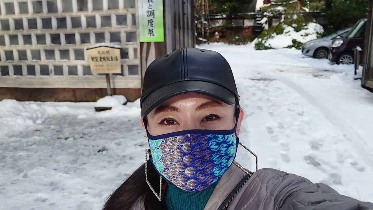 金沢小旅行 小京都 成巽閣、日本の伝統建築、Kanazawa Seison Kaku Japanese Traditional Architecture 雪景色