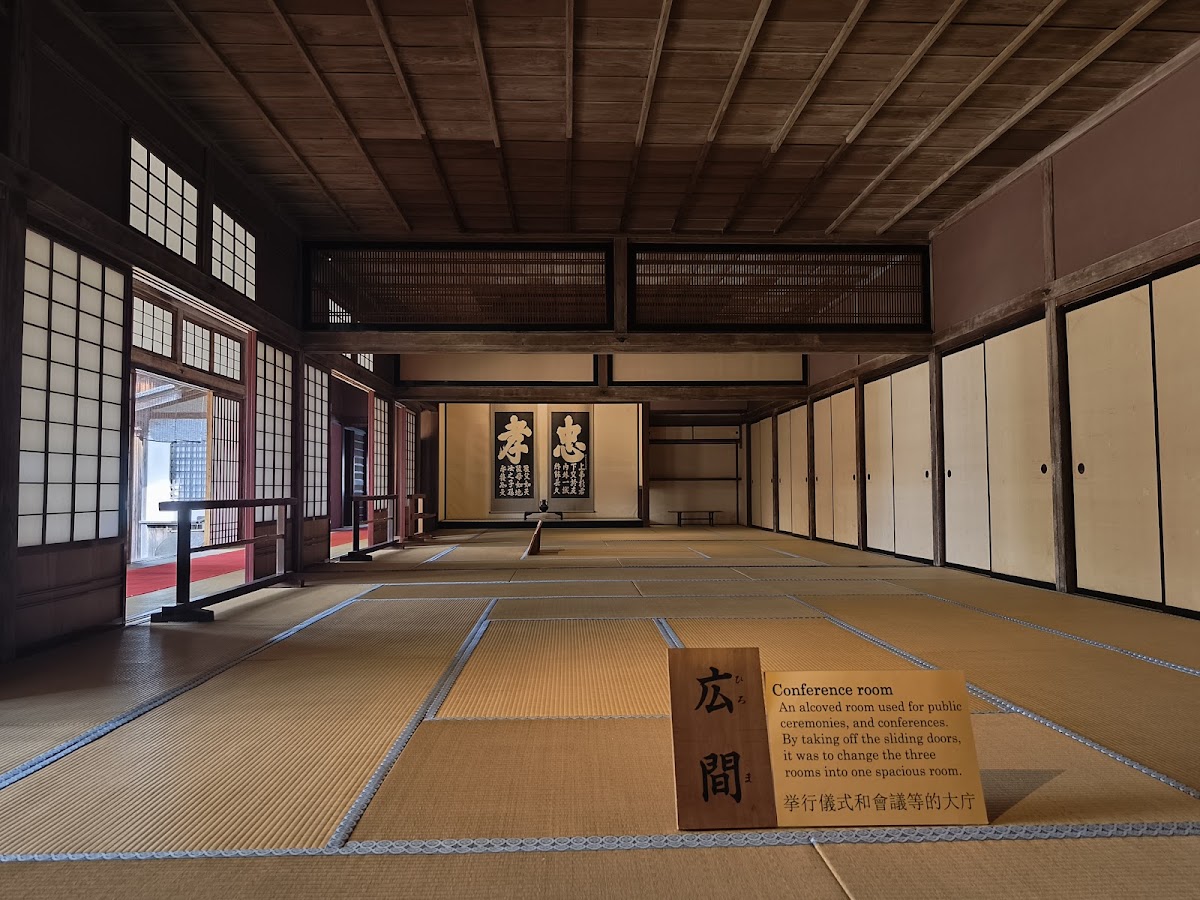 高山陣屋廣間內部榻榻米大廳