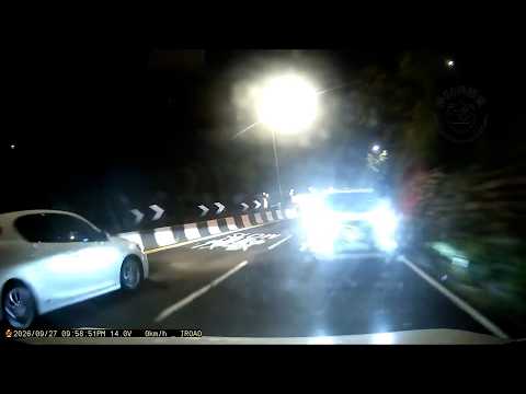 車CAM直擊 - (求車牌) 疑似大陸車清水灣道￼逆線行駛 片主險迎面直撞