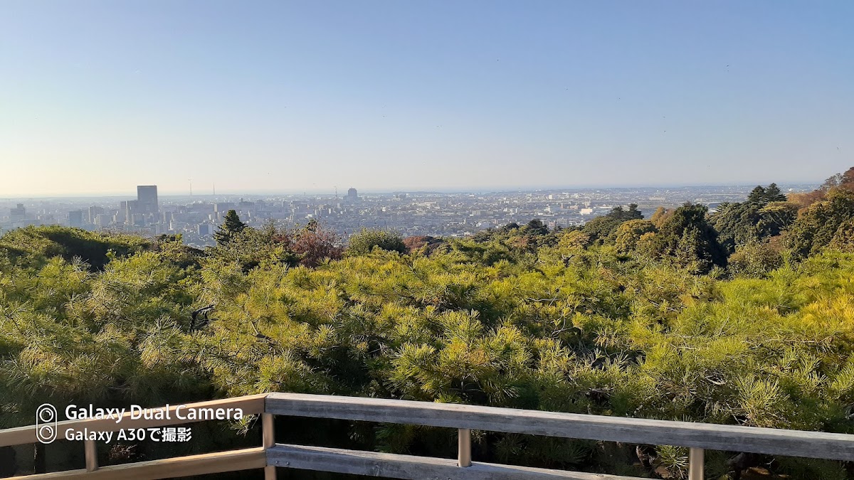 卯辰山公園白天遠眺城市風光