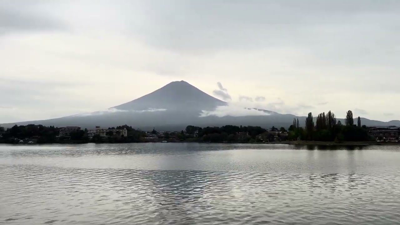 富士河口湖,Fuji-Hakone-Izu National Park, Fujikawaguchiko, Yamanashi, Japan