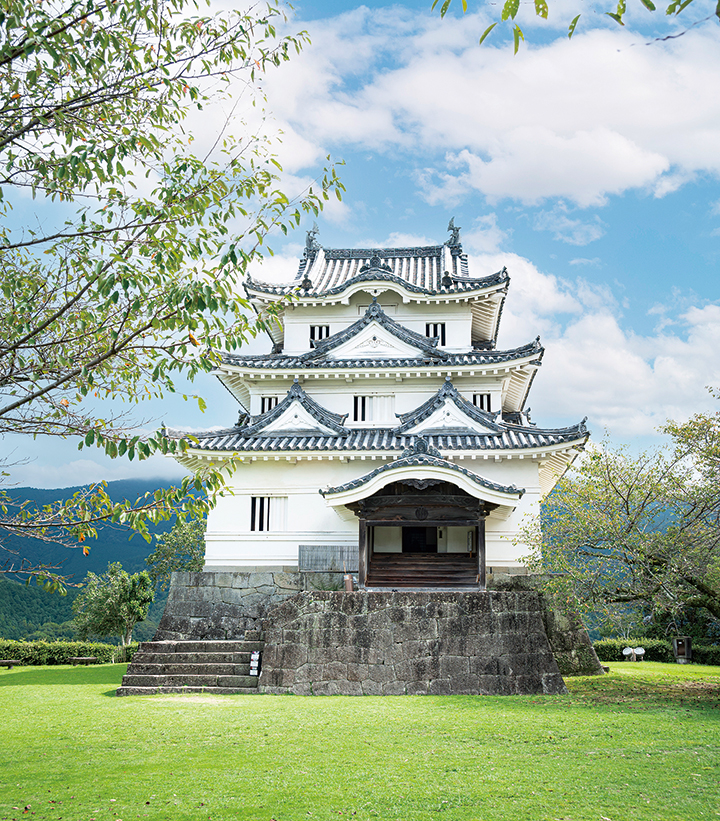 宇和島城戶外主體建築側面
