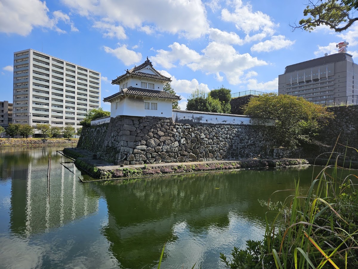 大分府內城護城河與城櫓戶外大景